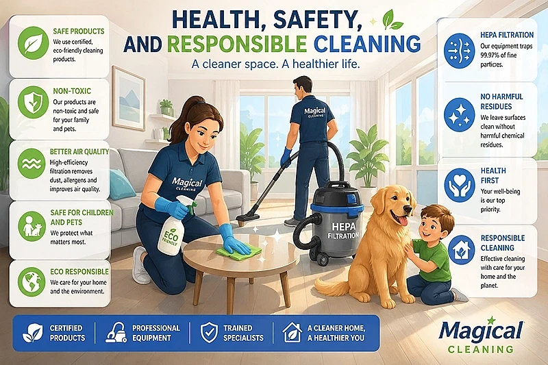 Health, Safety, and Responsible Cleaning: The Magical Cleaning Approach