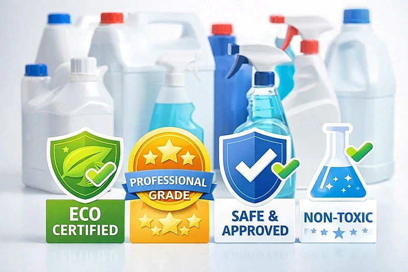 The Role of Professional Equipment and Certified Cleaning Products