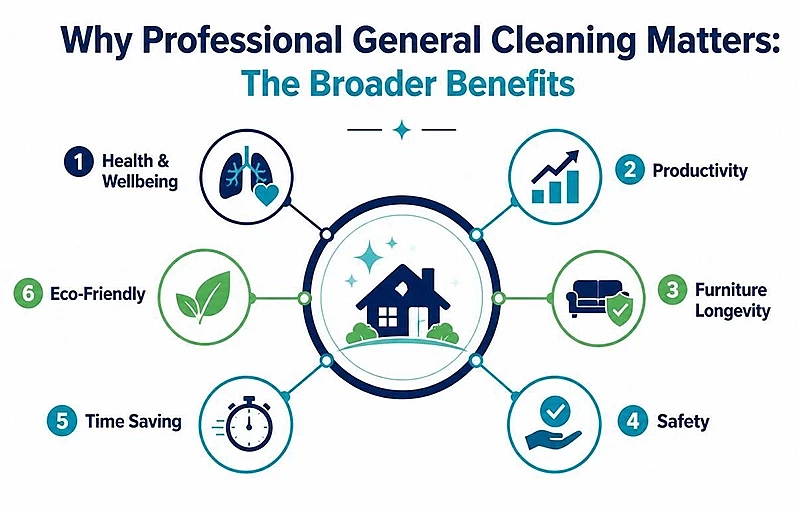 Why Professional General Cleaning Matters: The Broader Benefits