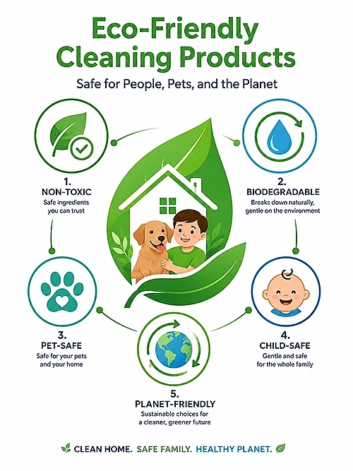 Eco-Friendly Cleaning Products – Safe for People, Pets, and the Planet