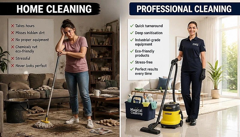 The Real Difference Between Home Cleaning and Professional Cleaning
