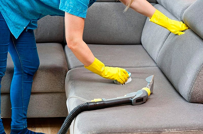 Self-cleaning furniture