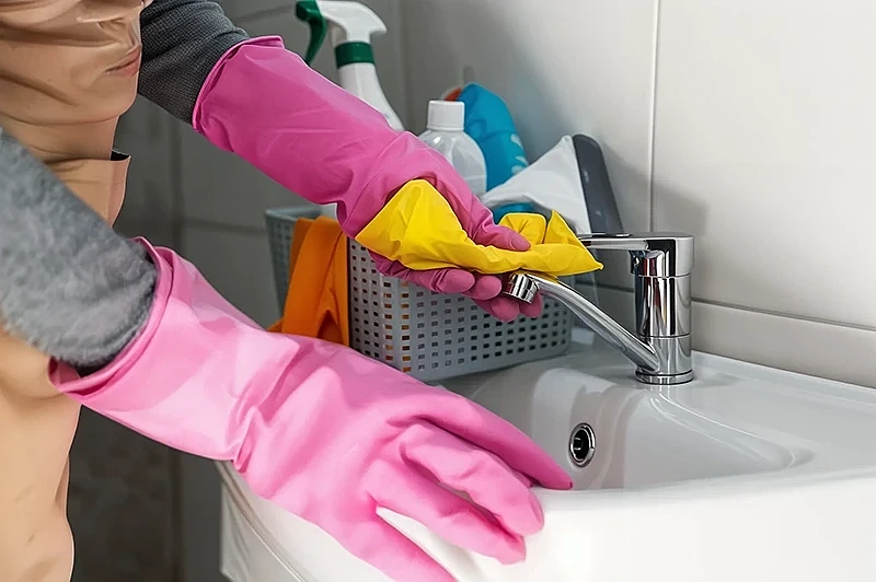 Bathroom cleaning