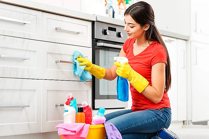 Kitchen cleaning at Carlow