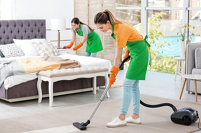 Bedrooms cleaning
