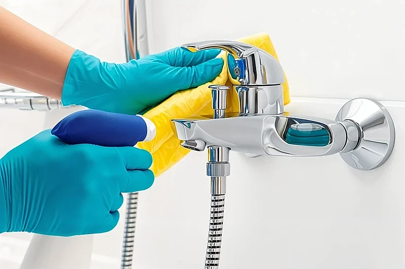 Professional kitchen and bathrooms cleaning