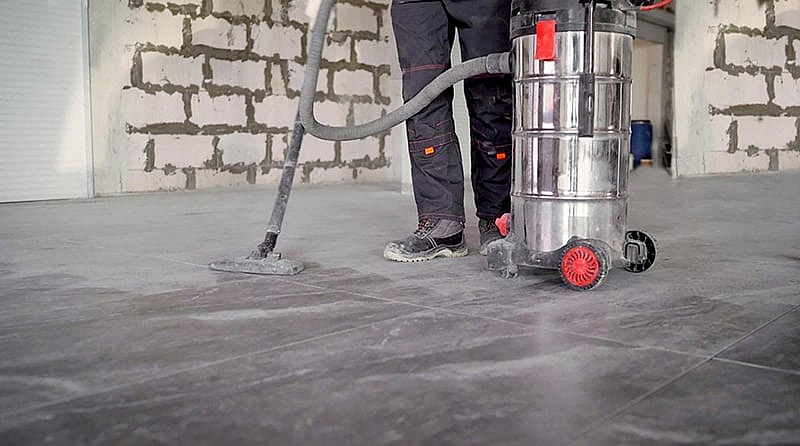 Cleaning up after construction