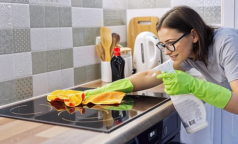 Cleaning the hob in Kilkenny, Portlaoise, Waterford, Carlow, and Tipperary