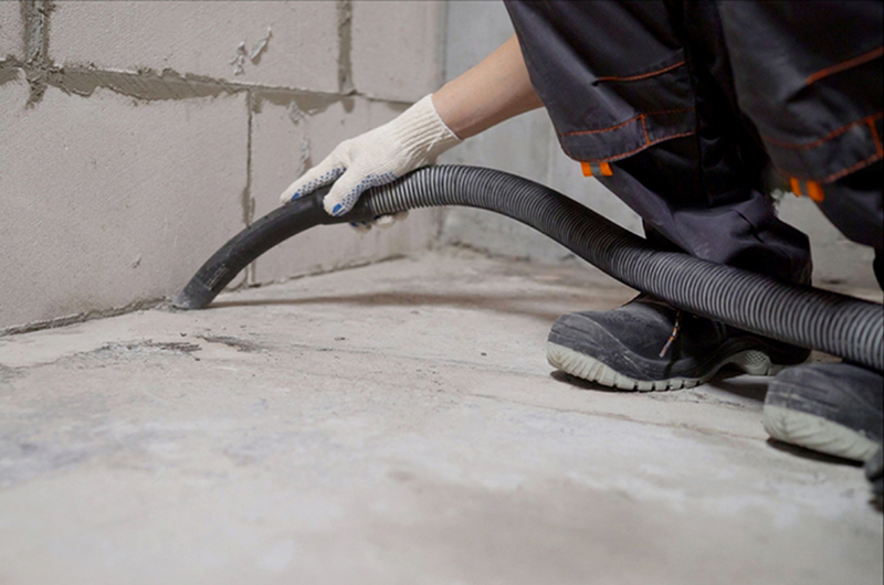 Cleaning up after construction