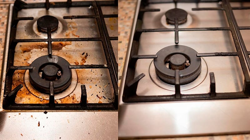 Regular cleaning of the kitchen